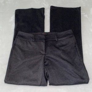 New York & Company 2P stretch knit trousers EUC